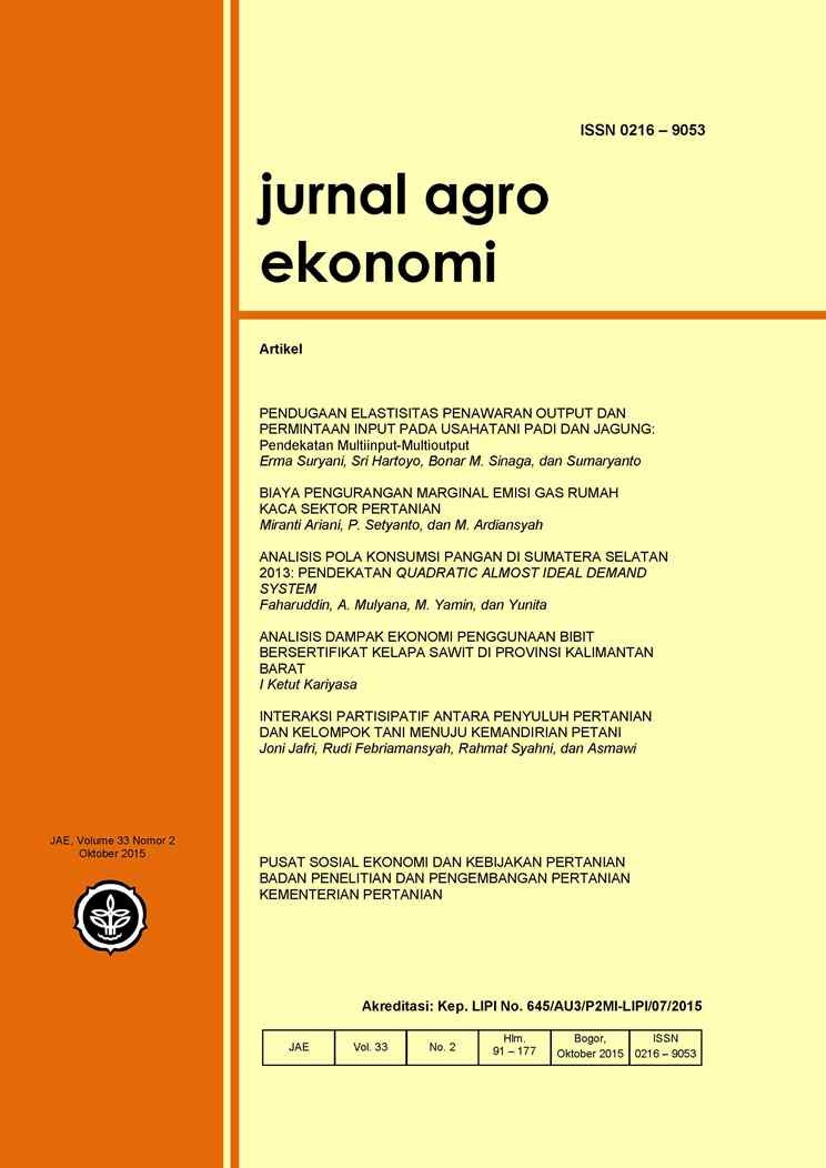Jurnal Agro Ekonomi
