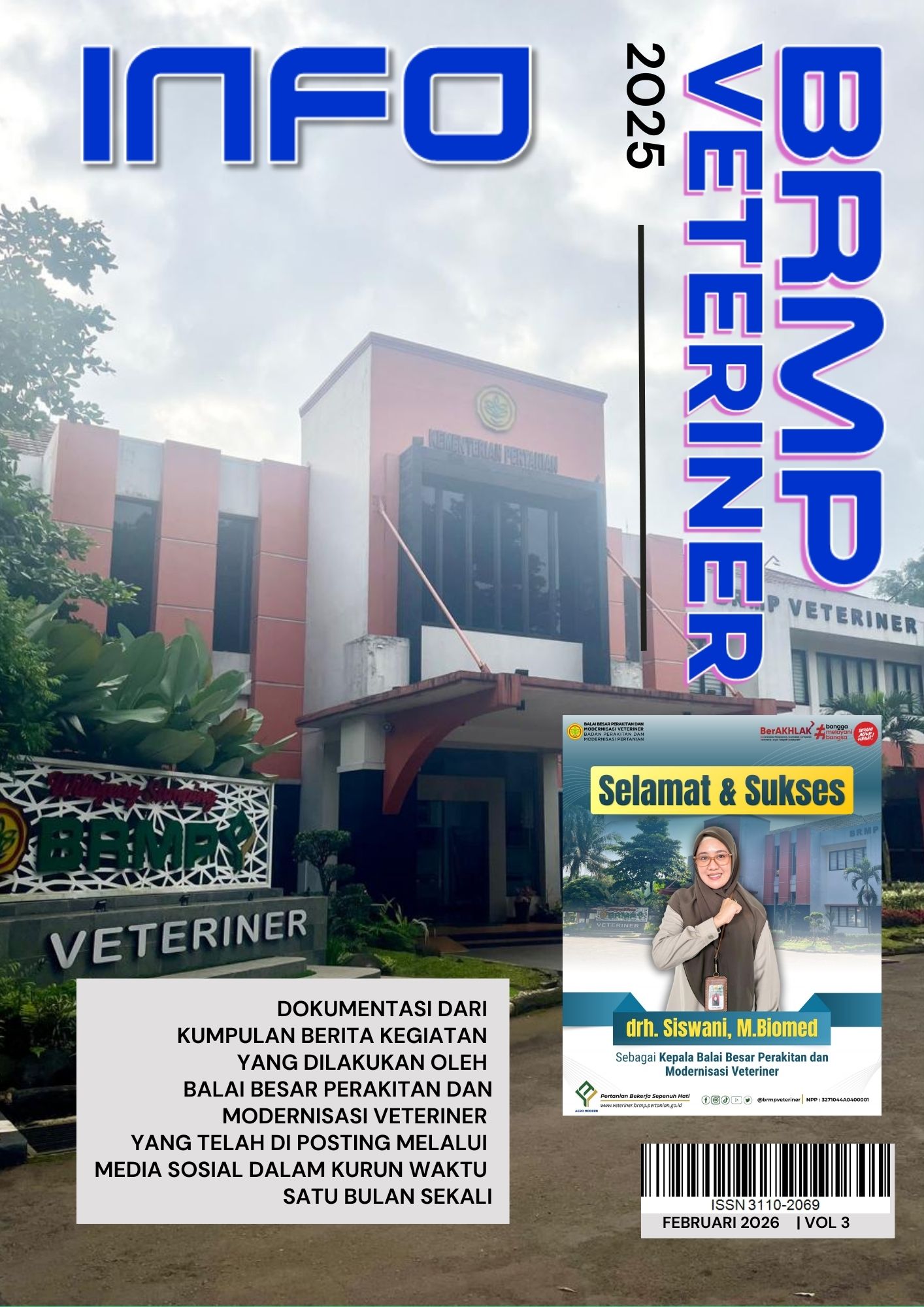 					View Vol. 3 No. 2 (2016): Info BRMP Veteriner, Februari 2026
				