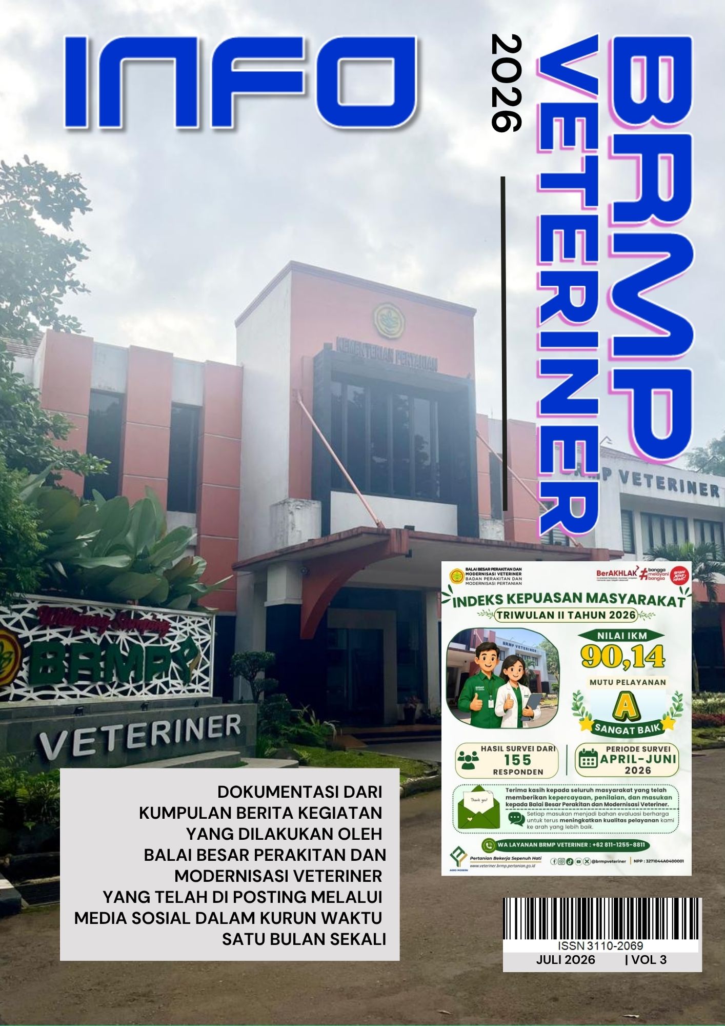 					View Vol. 3 No. 7 (2026): Info BRMP Veteriner, Juli 2026
				