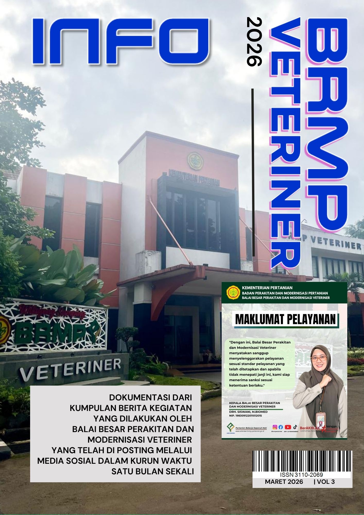 Cover Depan Info BRMP Veteriner Maret 2026